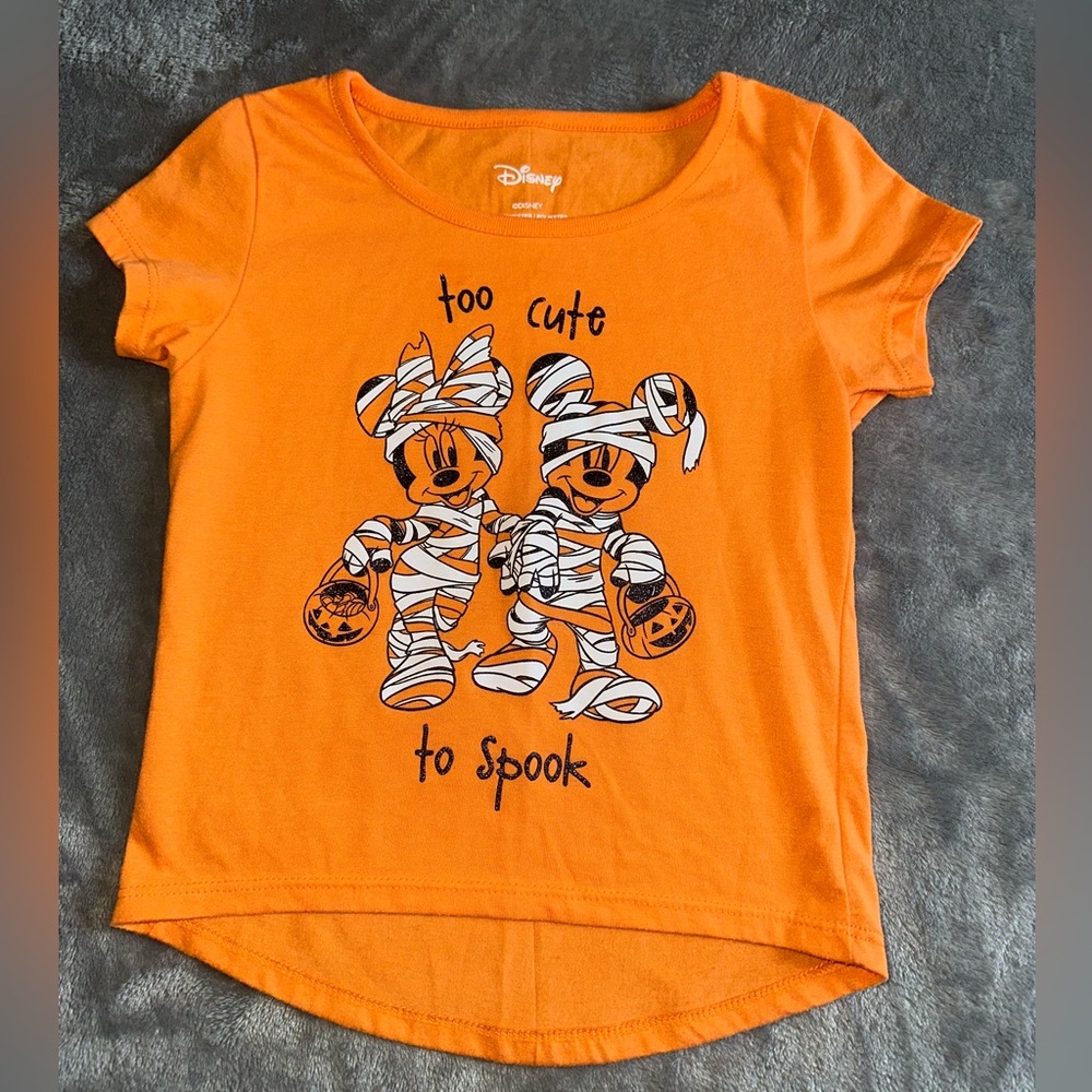 Toddler girl Mickey & Minnie Halloween shirt size 5T